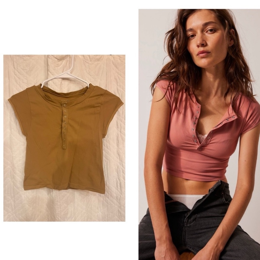 NWOT Free People Intimately Hey Babe Seamless Baby Tee